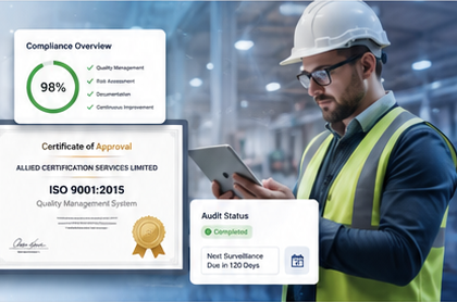 Certification compliance overview with inspector