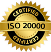 ISO 20000:2011 certification seal