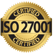ISO 27001:2013 certification seal