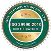 ISO 29990:2010 certification seal