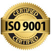 ISO 9001:2015 certification seal